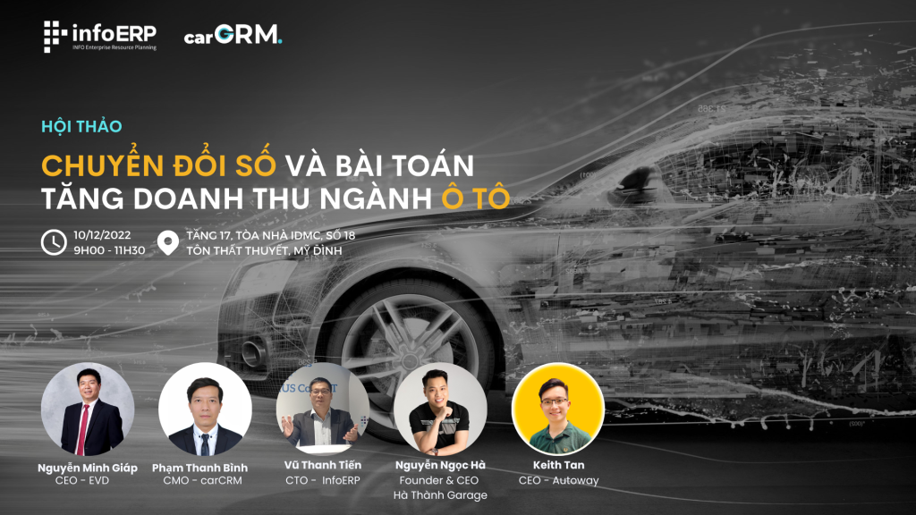 hội thảo chuyển đổi số ngành ô tô vietnam 2022